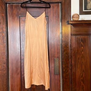 Kamperett Sade Slip Dress |  Blush